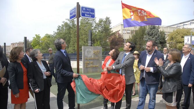 Jesús Yoldi ya tiene una calle en el Campus de Fuentenueva