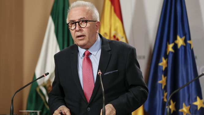 José Sánchez Maldonado, consejero de Empleo, Empresa y Comercio.