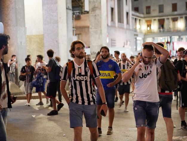 Las im&aacute;genes del incidente en la celebraci&oacute;n de los aficionados de la Juventus en Tur&iacute;n