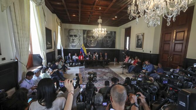 El vicepresidente del Parlamento, Freddy Guevara, critica el pasado sábado a la Constituyente tras arrogarse las facultades legislativas.