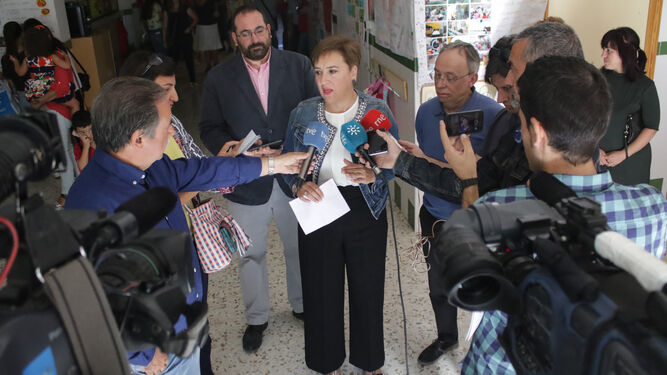 La delegada de Gobierno, Sandra García, ayer.