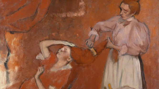 'Combing the Hair', una de las obras de forman parte de la exposición de la National Gallery.