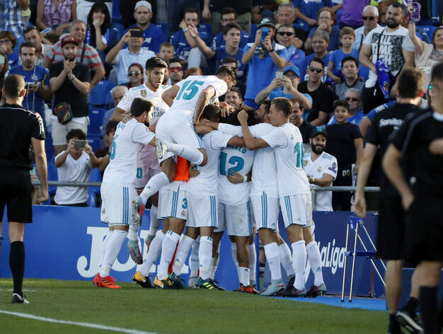 El Getafe-Real Madrid, en im&aacute;genes