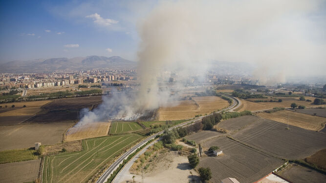 Las quemas agrícolas elevan los niveles de contaminación.