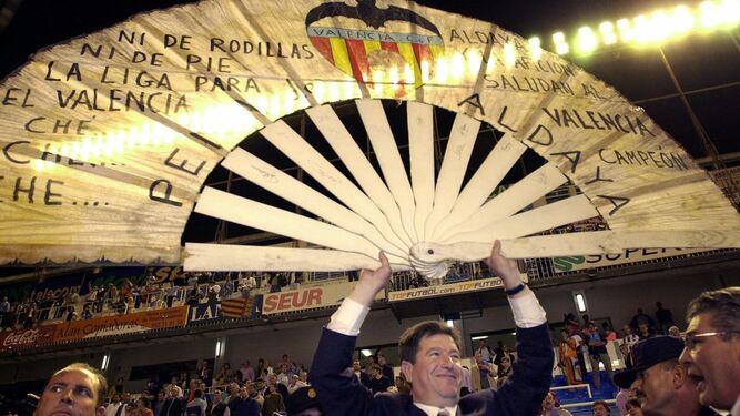 Jaume Ortí celebraba los triunfos mostrando un abanico