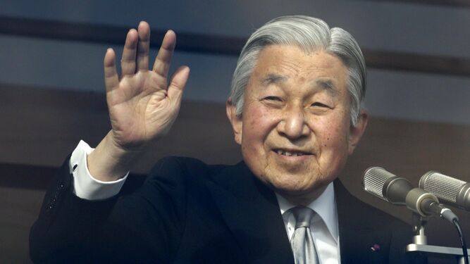 El emperador Akihito.