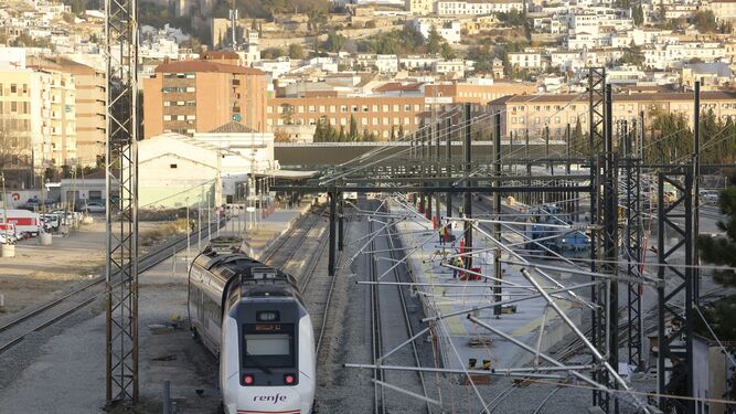 El tren de Almería, el único que se mantiene activo.