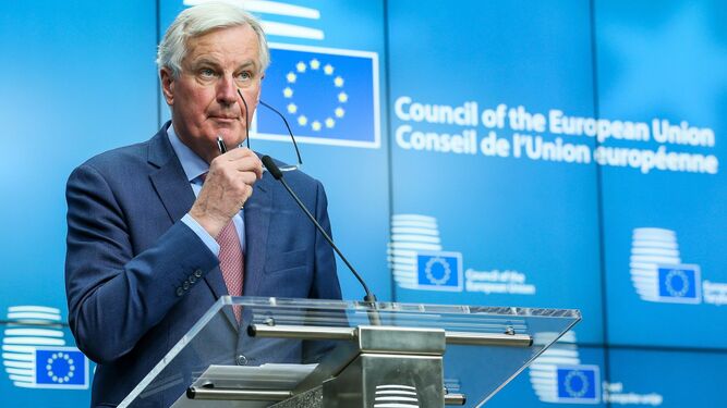 El negociador jefe de la UE para el 'Brexit', Michel Barnier, ofrece una rueda de prensa tras el Consejo de Asuntos Generales en Bruselas.