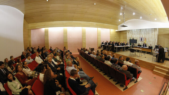 Imagen de una de las 44 sesiones del juicio, celebrado en el complejo judicial de la Caleta.