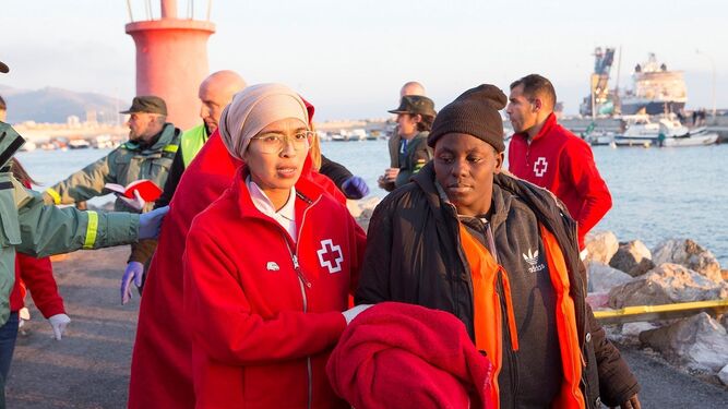 Durante la jornada de ayer, dos pateras fueron rescatadas y llevadas a Motril mientras que una tercera fue rescatada por la Armada de Marruecos.