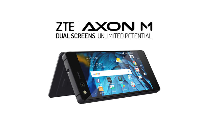 ZTE AXON M, con doble pantalla plegable