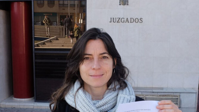 La concejal de Vamos Granada Marta Gutiérrez.