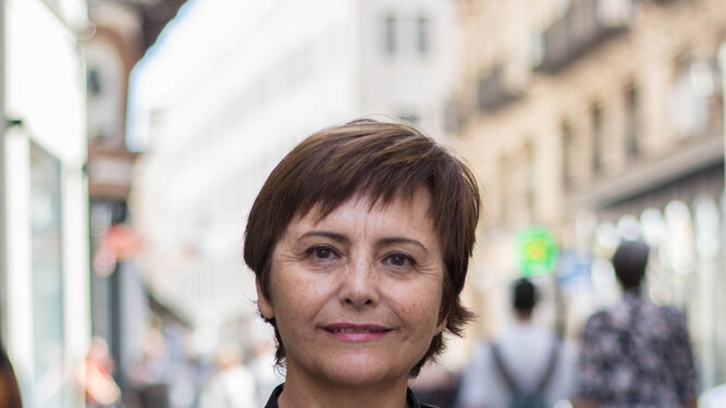 Antonia Hierro, fotografiada en el centro de Sevilla.
