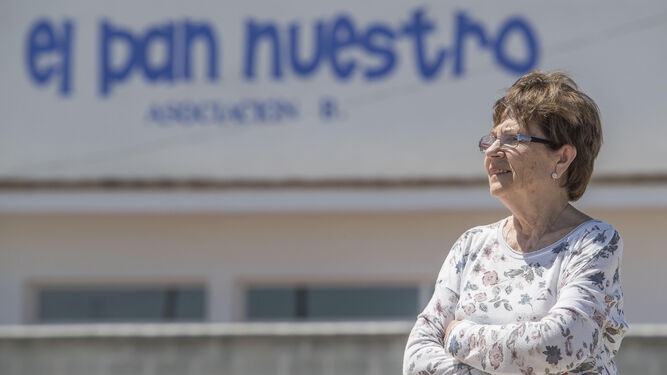 Joaquina Luna Gálvez, presidenta del comedor El Pan Nuestro.