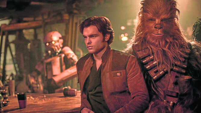 Una imagen de 'Han Solo', la nueva entrega de la saga Star Wars.