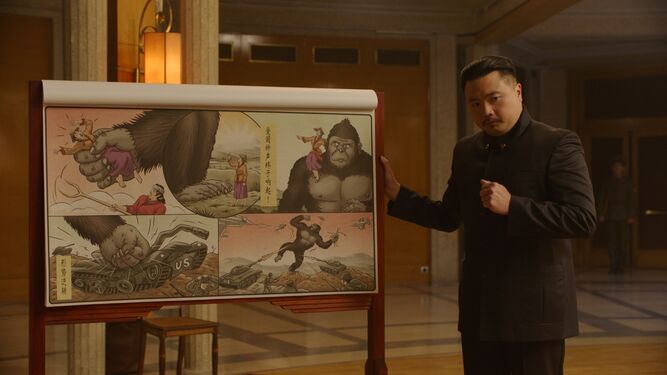 El dictador asiático de la comedia francesa al estilo del líder norcoreano.