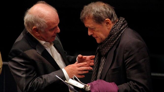 Daniel Barenboim y Patrice Chéreau en la Staatsoper de Berlín