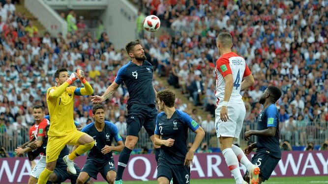 El Francia-Croacia de la final del Mundial de Rusia, en im&aacute;genes