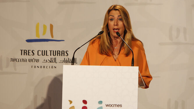 Susana Díaz interviene en el acto inaugural del Wocmes.