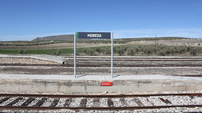 La estación de Moreda.