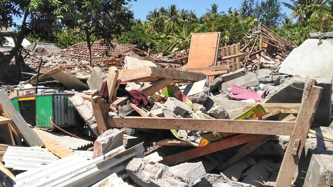 Im&aacute;genes de los &uacute;ltimos terremotos en Lombok