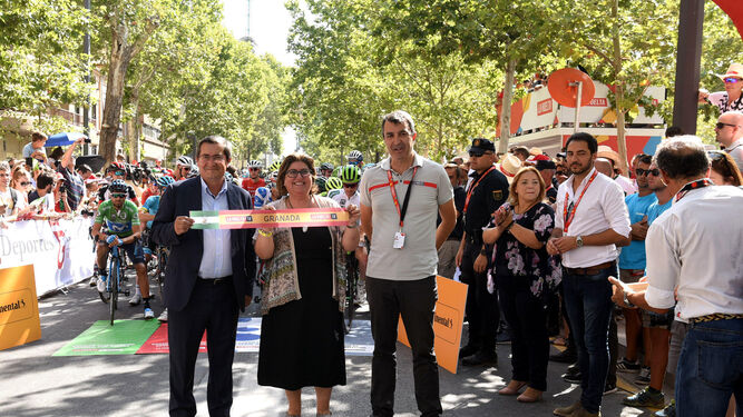 La Vuelta ciclista a España a su paso por Granada