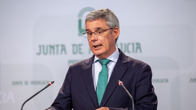 Juan Carlos Blanco, portavoz de la Junta de Andalucía