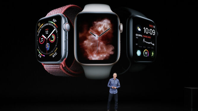 La serie 4 del Apple Watch.