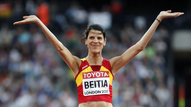 La medallista olímpica Ruth Beitia.