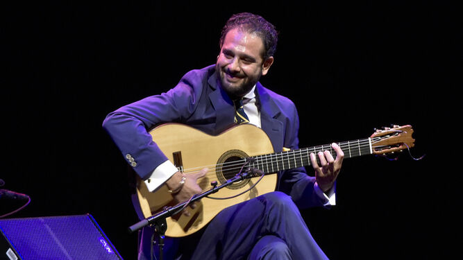 Diego del Morao ofreció un magnífico recital en el espectáculo 'Guitarras de Jerez'.