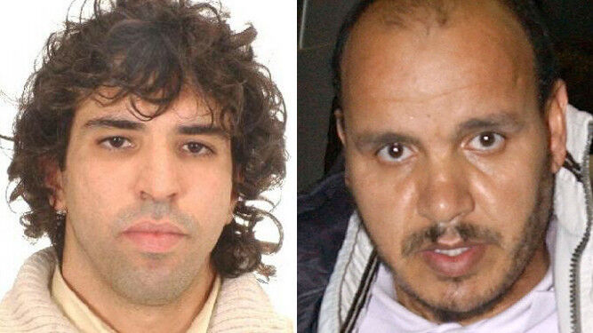 Jamal Zougan y Hassan El Haski, los dos condenados por el 11-M implicados en el "frente de cárceles" yihadista.