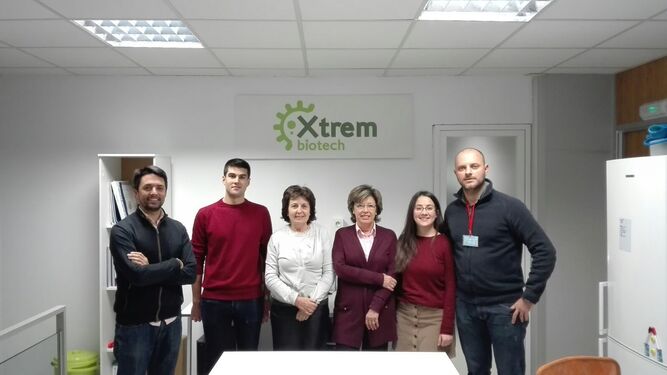 El equipo de Xtrem Biotech, spin-off de la Universidad de Granada.