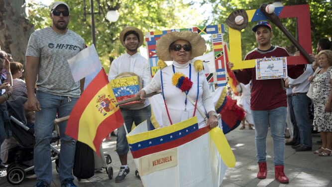 Granada festeja la hispanidadUna orgullosa muestra de pasado