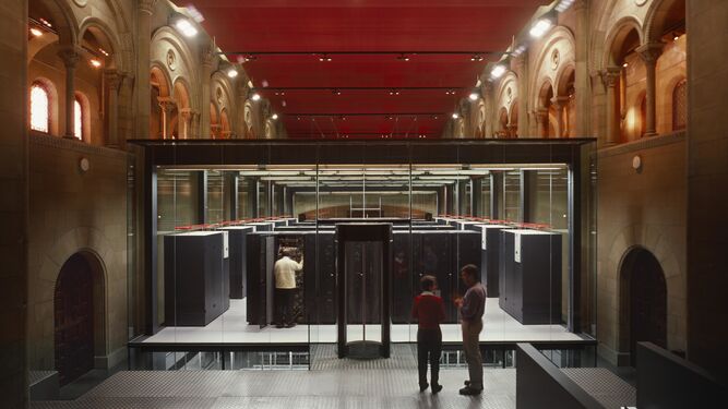 El ordenador 'Mare Nostrum', del Centro Nacional de Supercomputación de Barcelona.