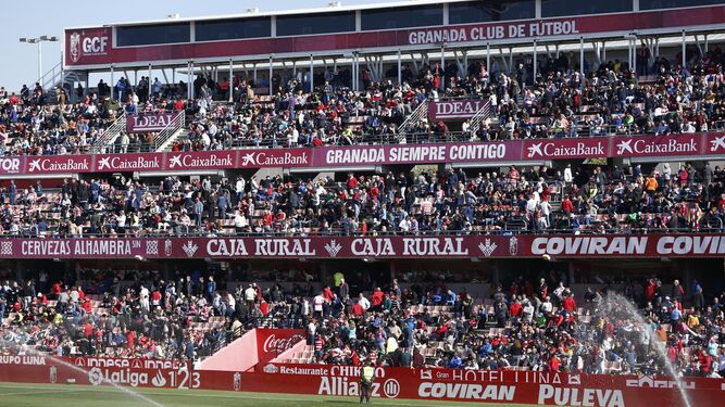 La afición del Granada CF respondió el pasado domingo en Los Cármenes