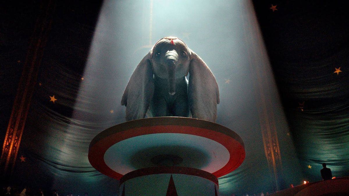 Imagen del 'Dumbo' de Tim Burton