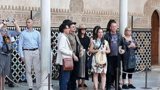 Bono, que visitó la Alhambra el pasado 23 de septiembre, preguntó “cuándo podría volver” al terminar el recorrido