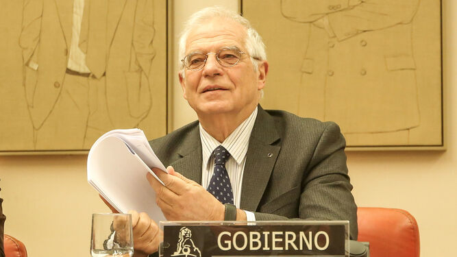 Josep Borrell comparece en el Congreso.