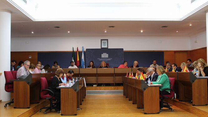 Foto de archivo de una sesión del Pleno del Ayuntamiento de Motril