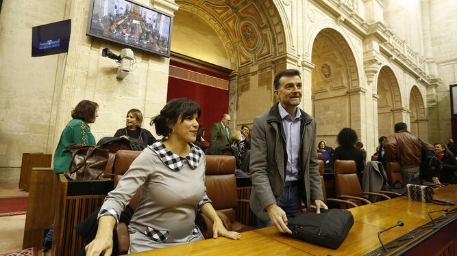 Las im&aacute;genes del debate de investidura en el Parlamento de Andaluc&iacute;a