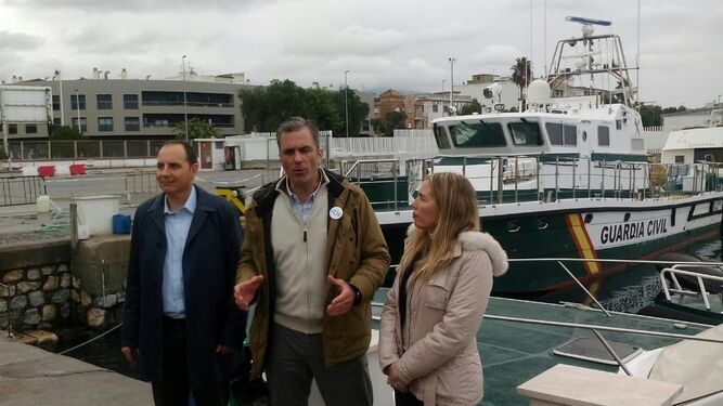 Vox visitó el Puerto de Motril durante la campaña