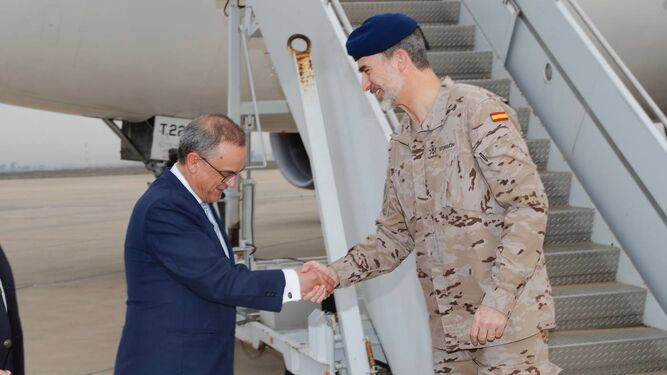 Visita del Rey Felipe VI a las tropas espa&ntilde;olas en Iraq, en im&aacute;genes