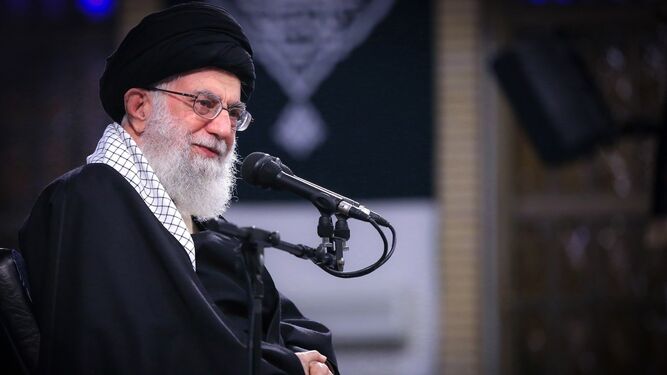 Ali Jamenei, líder supremo de Irán, en un discurso el pasado viernes.