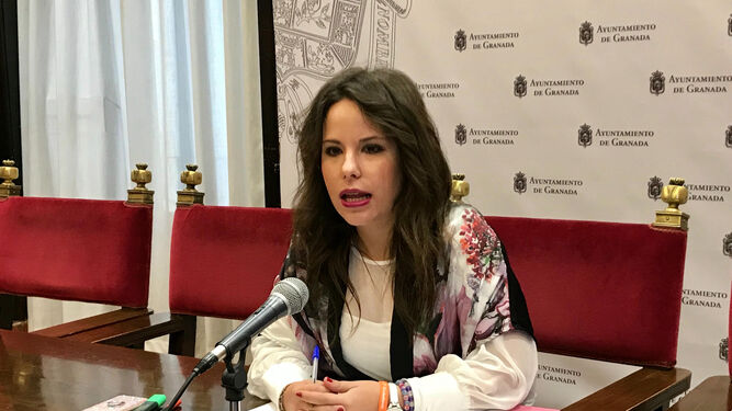 Lorena Rodríguez (Cs), durante su intervención