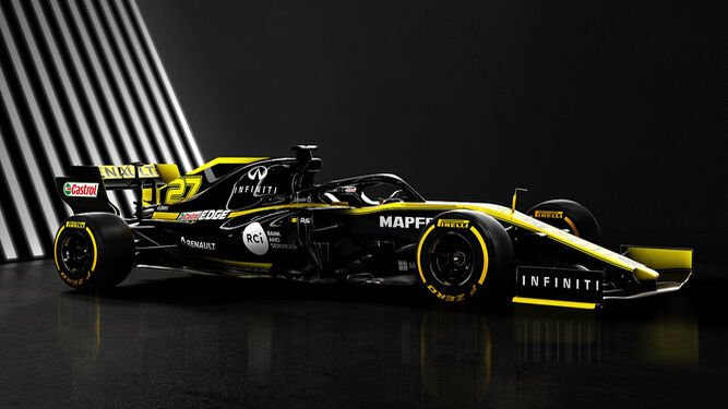Así es el nuevo monoplaza de Renault con Mapfre como principal patrocinador.