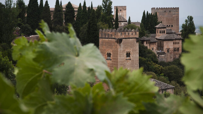 Vista de la Alhambra de Granada.