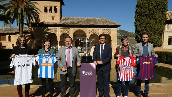 Presentación de las semifinales de la Copa de la Reina en la Alhambra