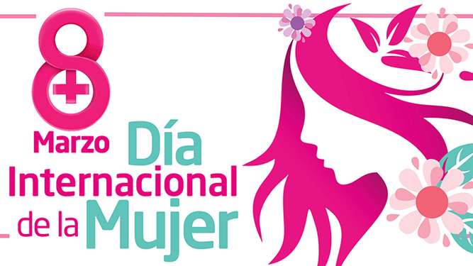 Cartel anunciador del Día Internacional de la Mujer.