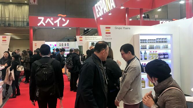Expositor de España en Foodex Japan.