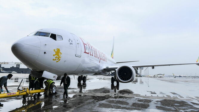 Avión de Ethiopian Airline, idéntico al que se ha estrellado durante el trayecto Addis Ababa-Nairobi.
